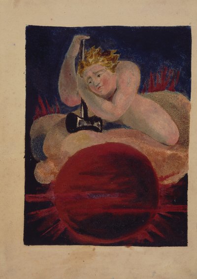 Plate 8 from The Song of Los, copy B, in the collection of the Library of Congress by William Blake